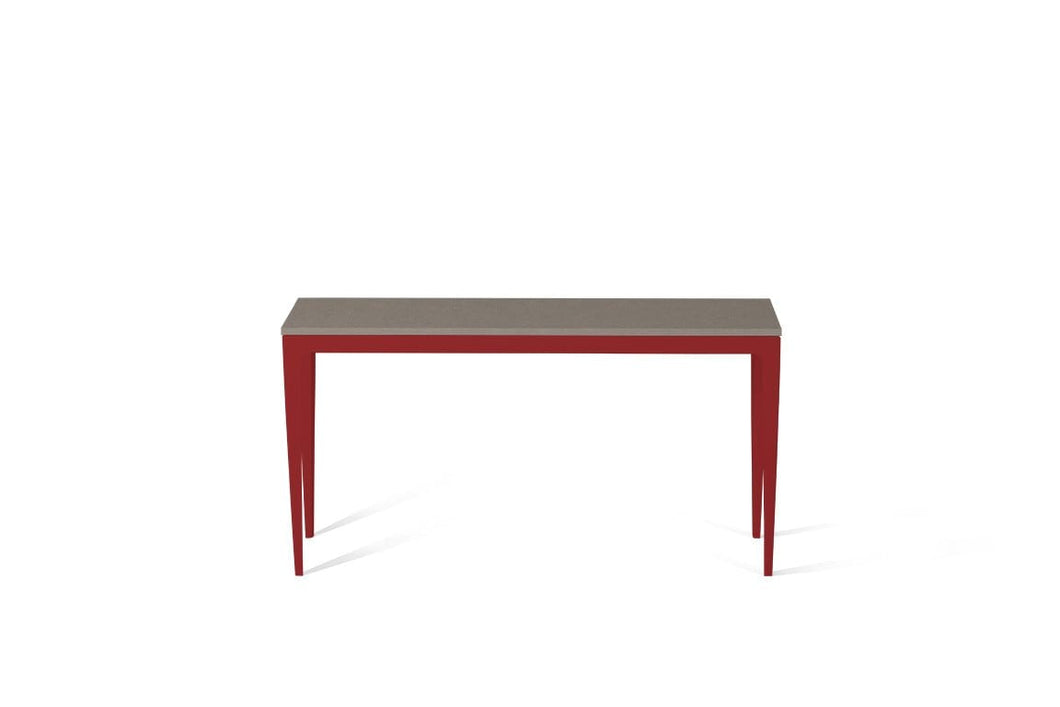 Oyster Slim Console Table Flame Red