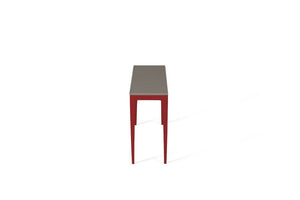 Oyster Slim Console Table Flame Red