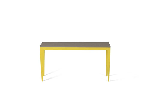 Oyster Slim Console Table Lemon Yellow