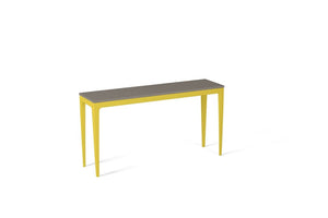 Oyster Slim Console Table Lemon Yellow