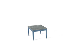 Rugged Concrete Cube Side Table Wedgewood