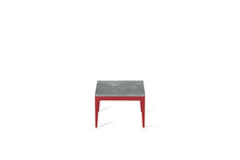 Load image into Gallery viewer, Rugged Concrete Cube Side Table Flame Red