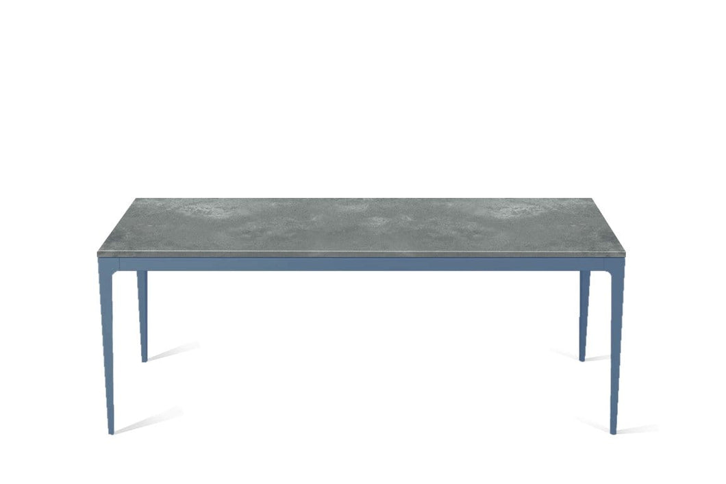 Rugged Concrete Long Dining Table Wedgewood