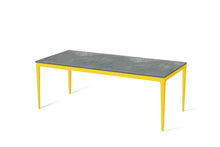Load image into Gallery viewer, Rugged Concrete Long Dining Table Lemon Yellow