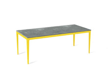 Load image into Gallery viewer, Rugged Concrete Long Dining Table Lemon Yellow
