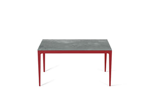 Rugged Concrete Standard Dining Table Flame Red