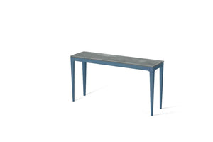 Rugged Concrete Slim Console Table Wedgewood