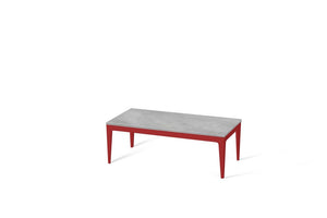 Airy Concrete Coffee Table Flame Red