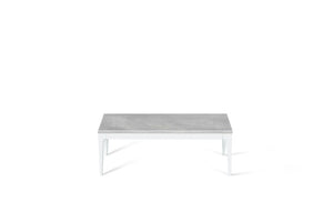 Airy Concrete Coffee Table Pearl White