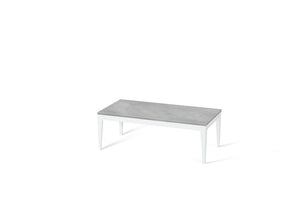 Airy Concrete Coffee Table Pearl White