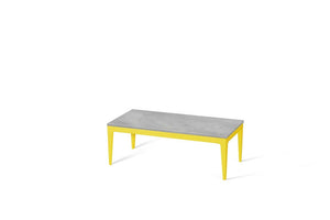 Airy Concrete Coffee Table Lemon Yellow