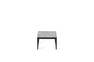 Airy Concrete Cube Side Table Matte Black