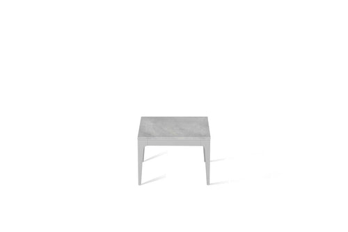 Airy Concrete Cube Side Table Oyster