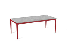 Load image into Gallery viewer, Airy Concrete Long Dining Table Flame Red