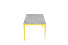 Load image into Gallery viewer, Airy Concrete Long Dining Table Lemon Yellow