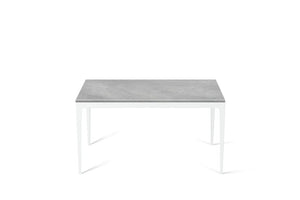 Airy Concrete Standard Dining Table Pearl White