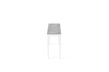 Load image into Gallery viewer, Airy Concrete Slim Console Table Pearl White