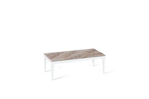 Excava Coffee Table Pearl White