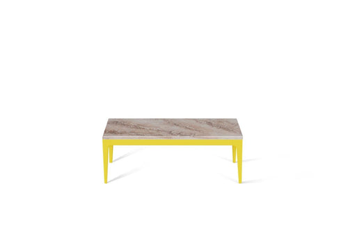 Excava Coffee Table Lemon Yellow