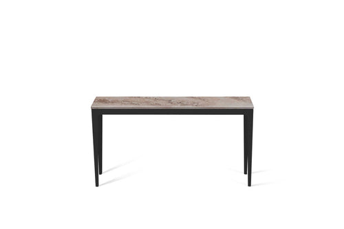 Excava Slim Console Table Matte Black
