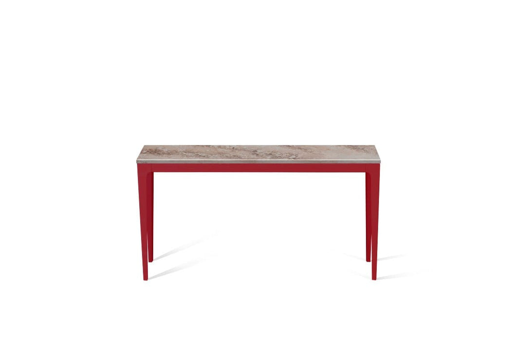 Excava Slim Console Table Flame Red