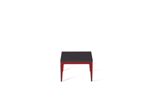 Raven Cube Side Table Flame Red