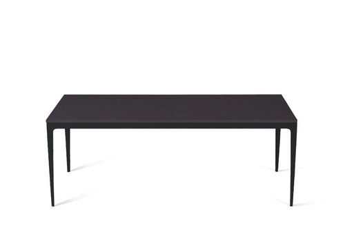 Raven Long Dining Table Matte Black