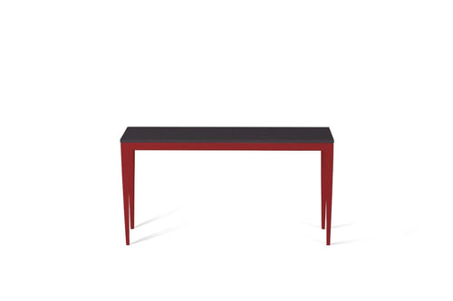 Raven Slim Console Table Flame Red