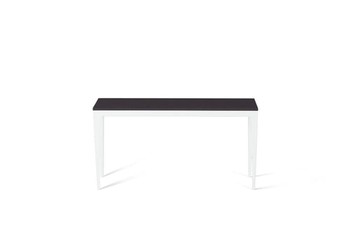 Raven Slim Console Table Pearl White