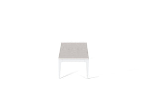 Clamshell Coffee Table Pearl White