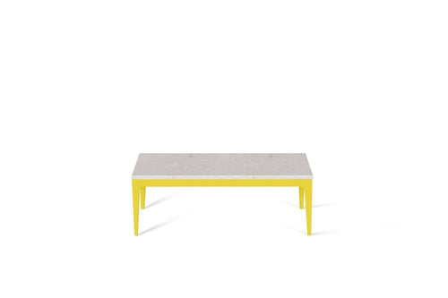 Clamshell Coffee Table Lemon Yellow