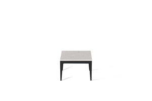 Clamshell Cube Side Table Matte Black