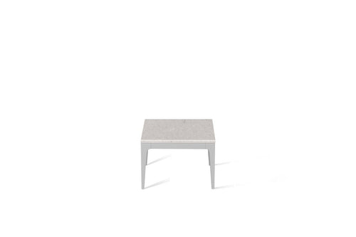 Clamshell Cube Side Table Oyster