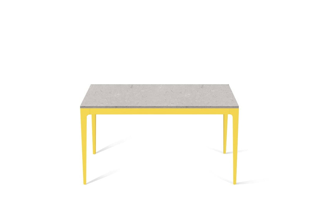 Clamshell Standard Dining Table Lemon Yellow