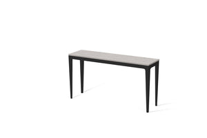 Clamshell Slim Console Table Matte Black