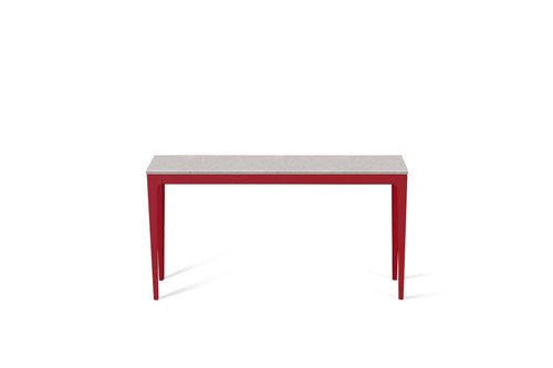 Clamshell Slim Console Table Flame Red