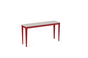 Clamshell Slim Console Table Flame Red