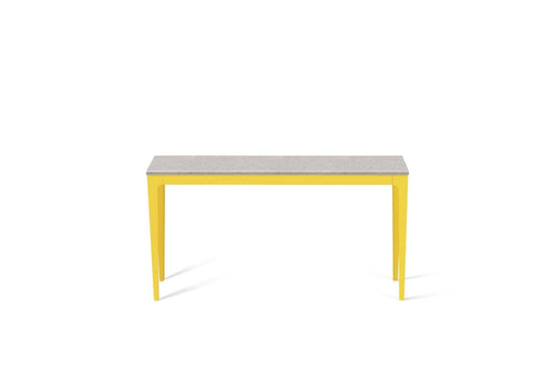 Clamshell Slim Console Table Lemon Yellow