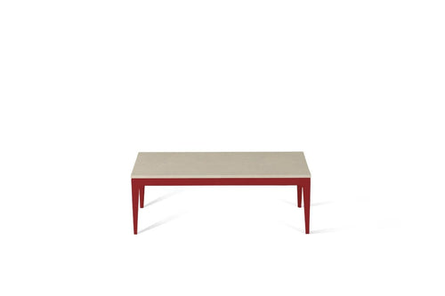Buttermilk Coffee Table Flame Red