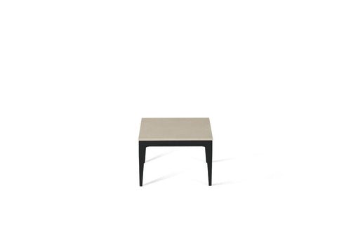 Buttermilk Cube Side Table Matte Black