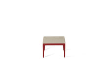 Load image into Gallery viewer, Buttermilk Cube Side Table Flame Red