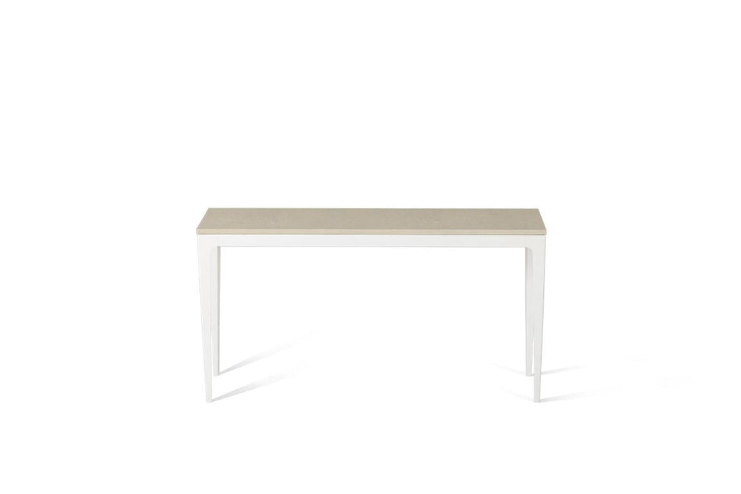 Buttermilk Slim Console Table Oyster