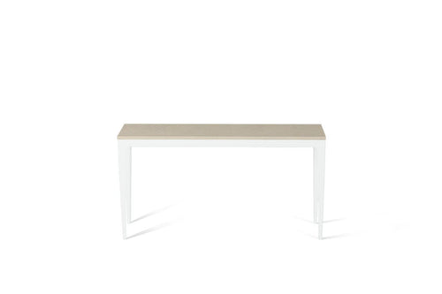 Buttermilk Slim Console Table Pearl White
