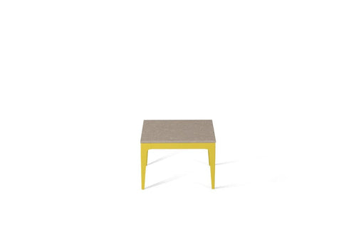 Shitake Cube Side Table Lemon Yellow