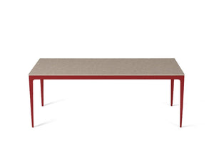 Shitake Long Dining Table Flame Red