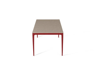 Shitake Long Dining Table Flame Red