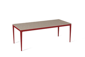 Shitake Long Dining Table Flame Red