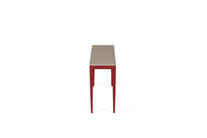 Shitake Slim Console Table Flame Red