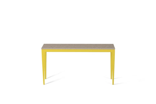 Shitake Slim Console Table Lemon Yellow