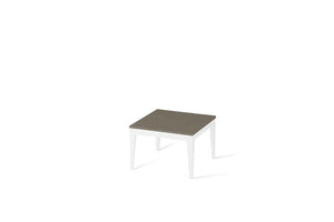 Ginger Cube Side Table Pearl White